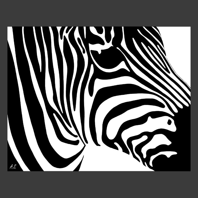 Zebraprint: Kontraststreifen