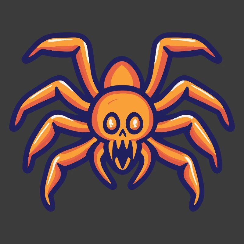 Tarantula Halloween Comic Spinne