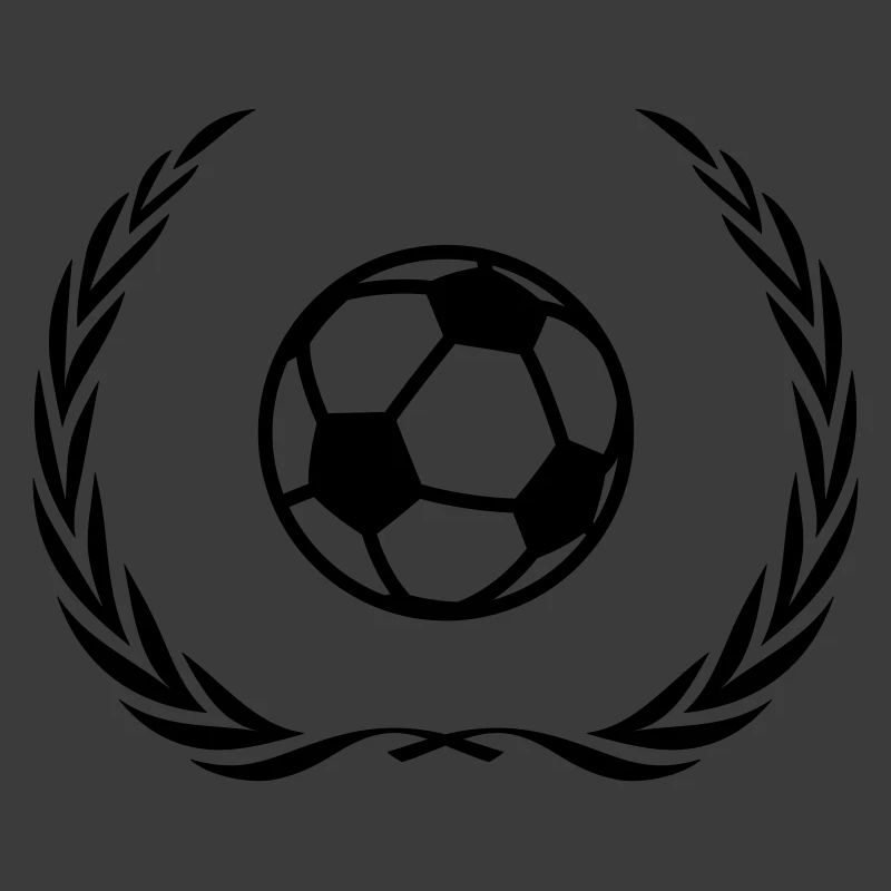 Fussball Symbol Kranz