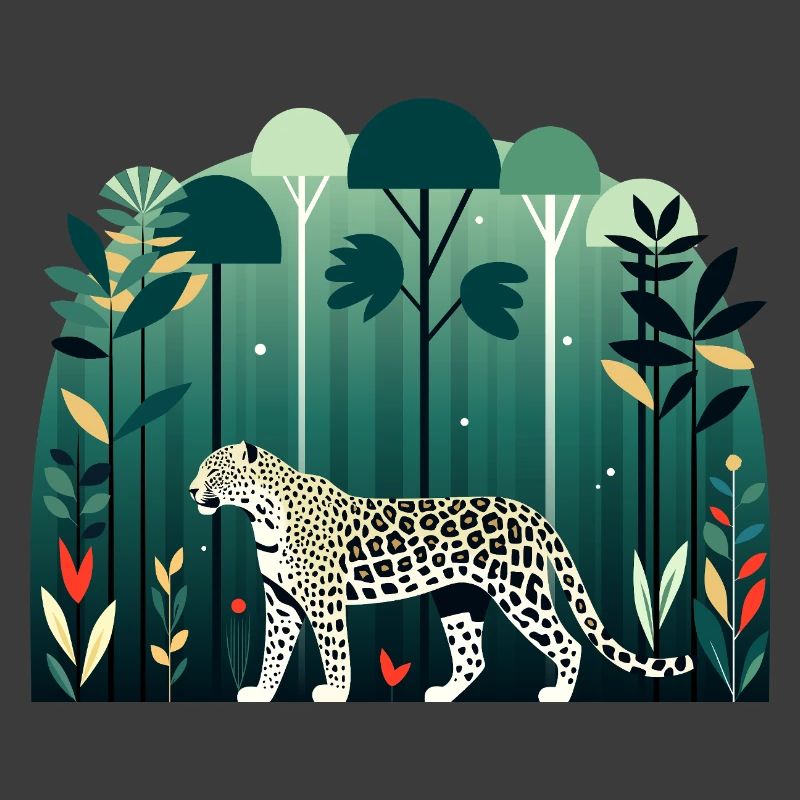Leopard im Dschungel