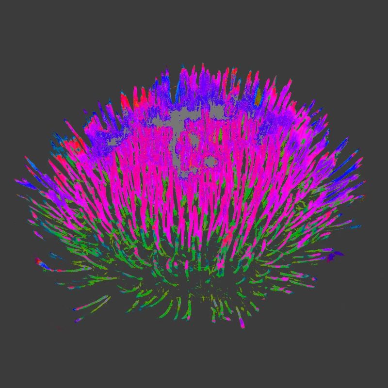 Neon-Blume– Pop-Art Design