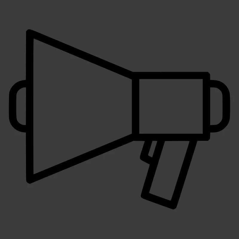 Megafon Lautsprecher Protest