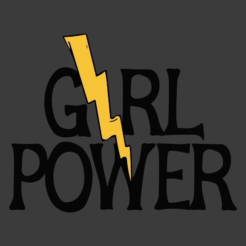Blitz-Mädchen-Power