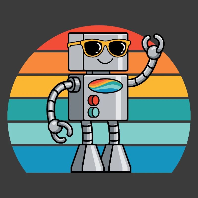 Retro Ki robot for technology lovers & robot fans