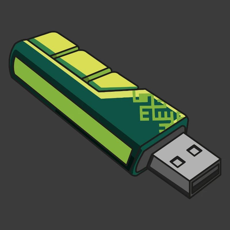 usb_en_tonos_verdes