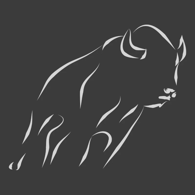 Bison - hellgrau