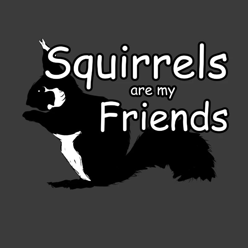 Eichhörnchen Freunde Tiere Spruch