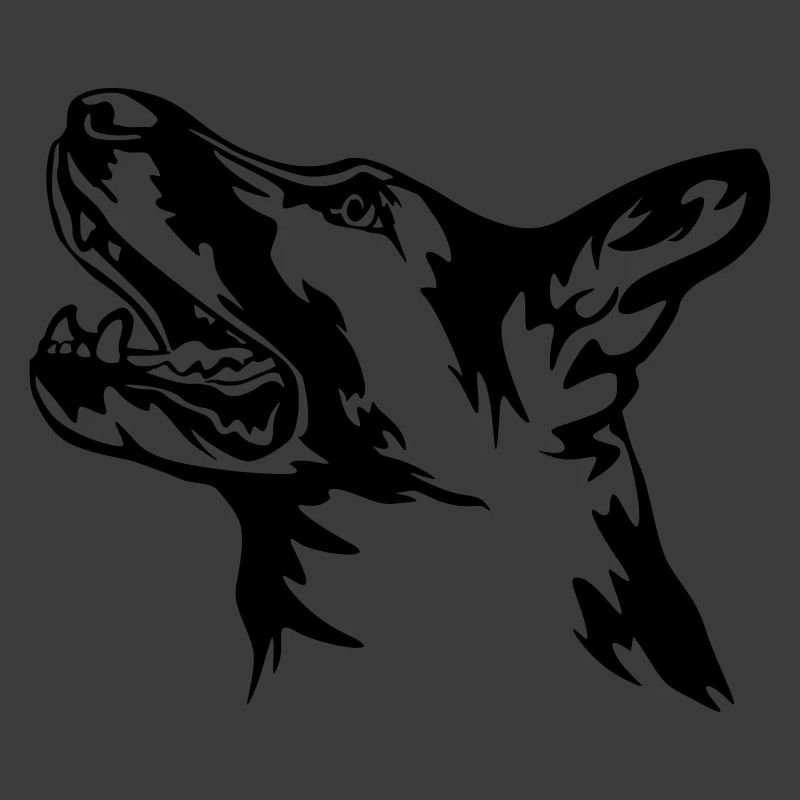 German Shepherd Head