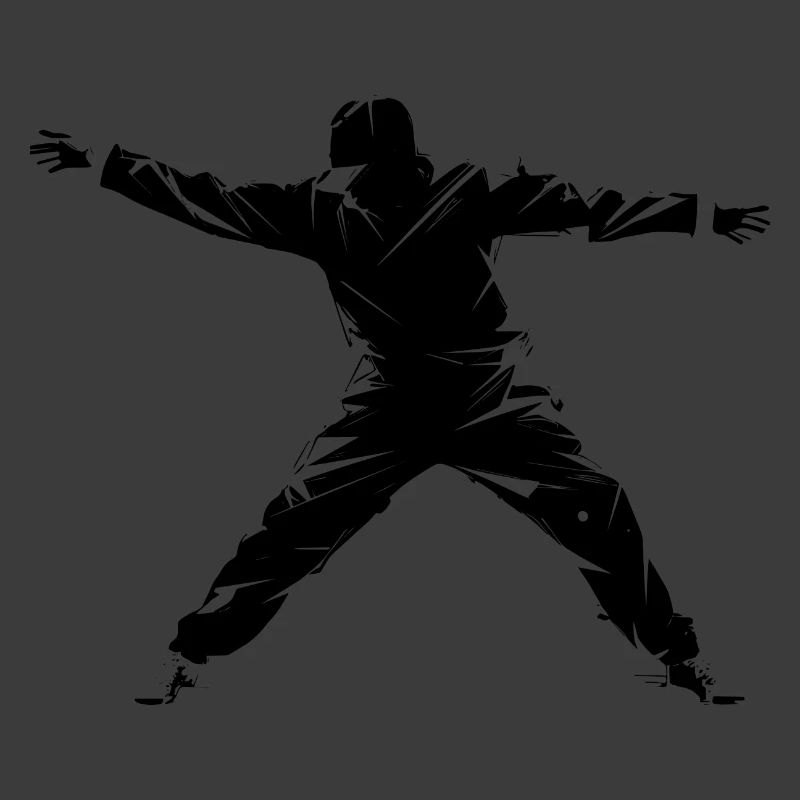Breakdance Zeichnung