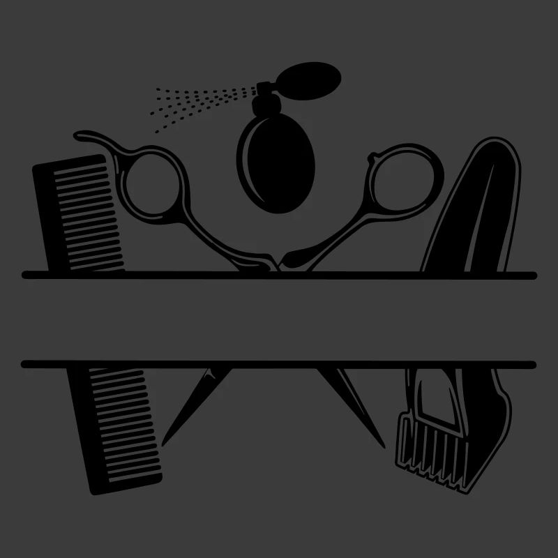 Friseur-Attribut-Text-Banner