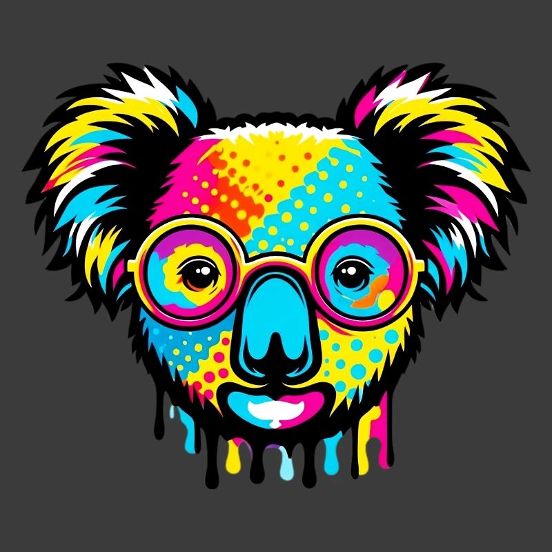 Koala mit Brille