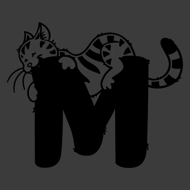 Cat Letter M