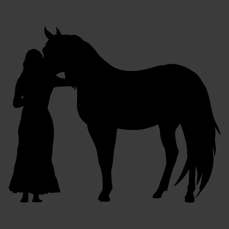 Femme avec cheval