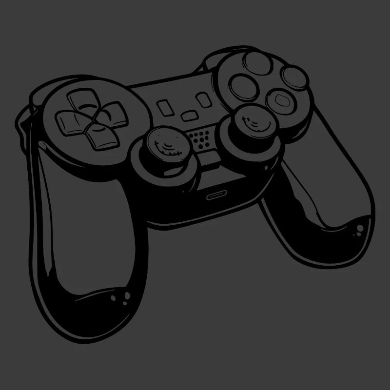 Gaming Controller Zeichnung