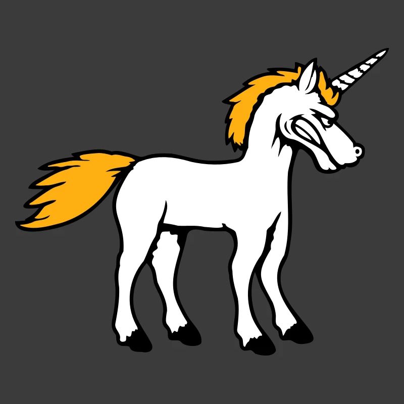 Unicorn Evil Angry Attack Teeth Grinding Sour