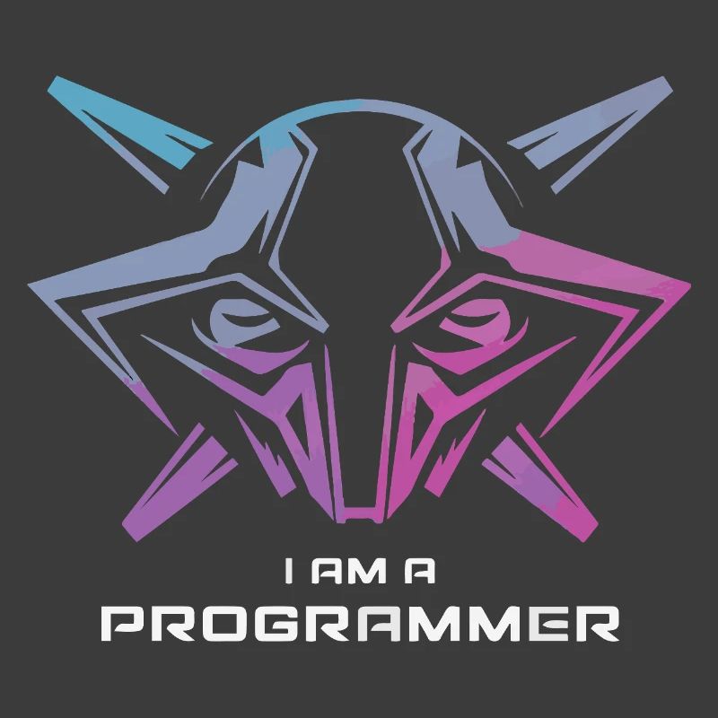 Futuristische Cyborg-Programmierer-Kunst