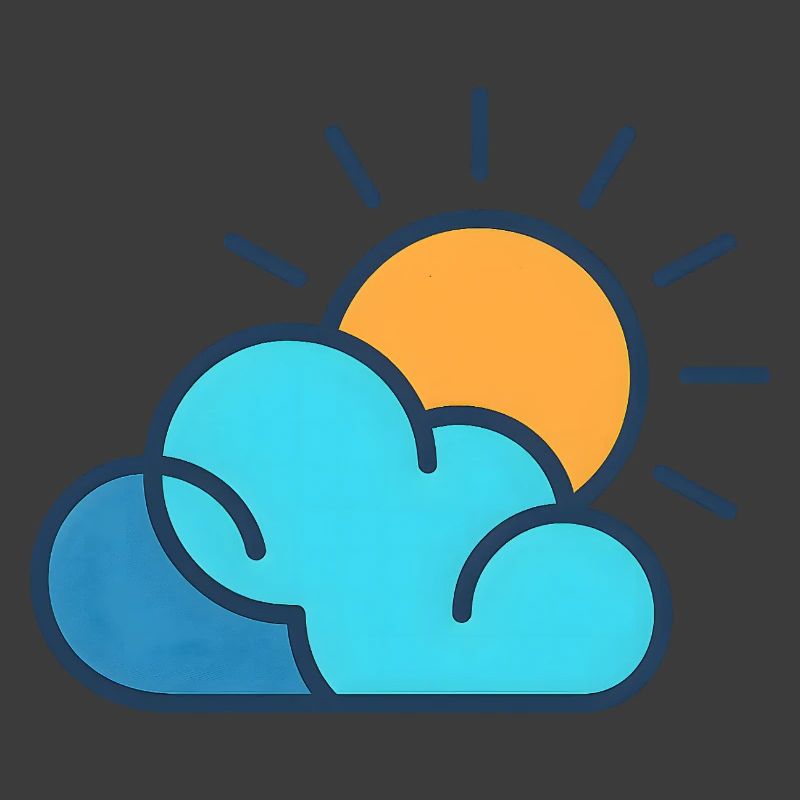 Sonne über Wolken
