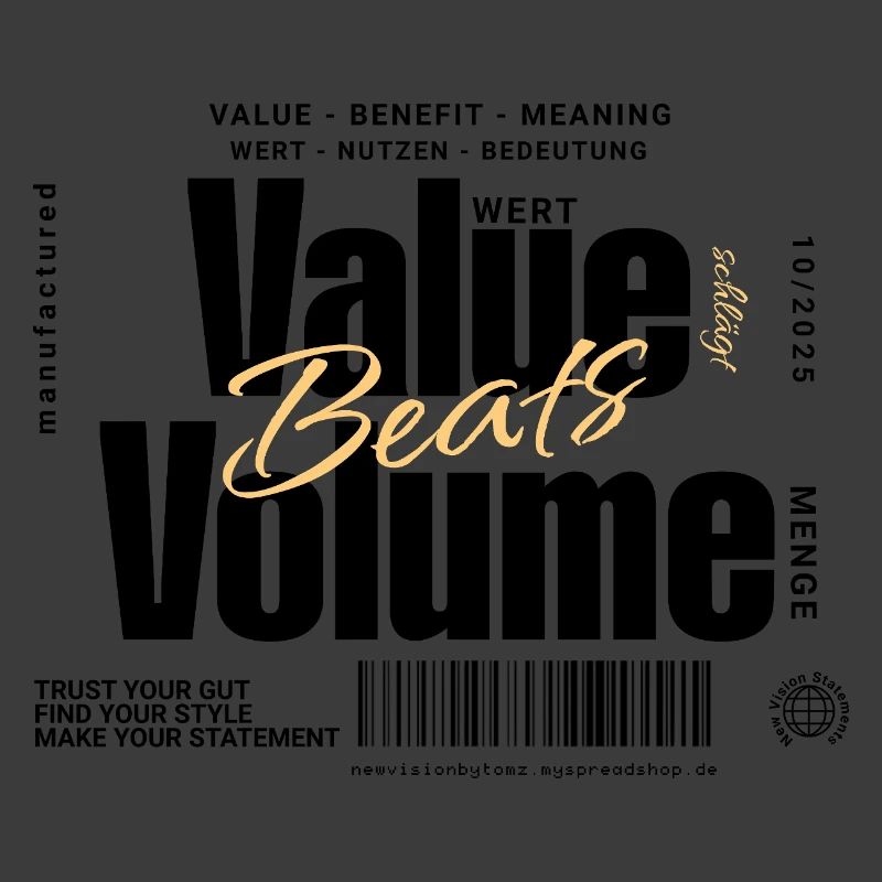 Value Beats Volume – Statement Design (Hell)