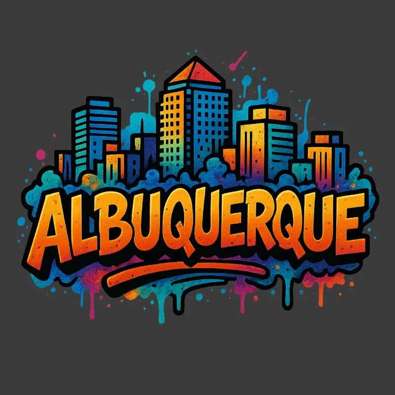 Silhouette de graffiti d’Albuquerque
