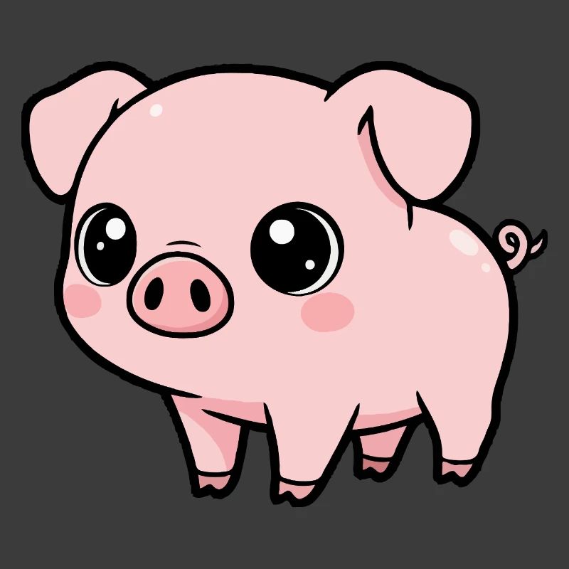 Kawaii Schwein Niedlich