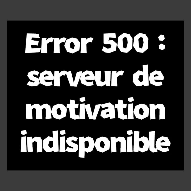 Error 500: Motivation Server Unavailable