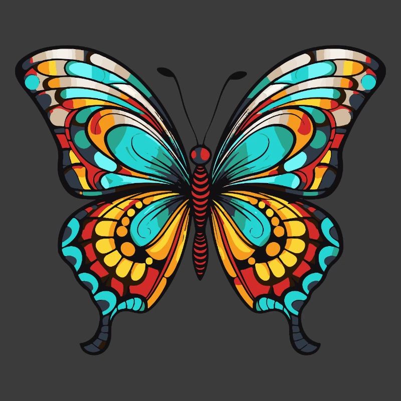 Papillon coloré