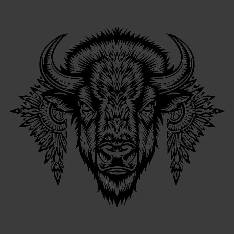 Zierbison-Glyphe