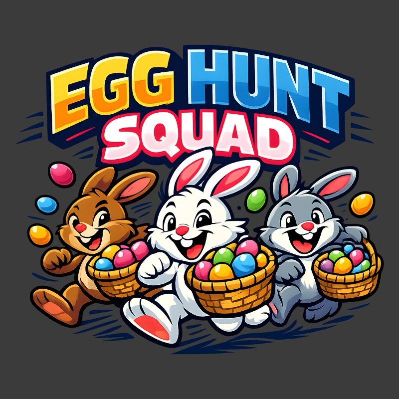 Easter Egg Hunt Squad Easter Bunny