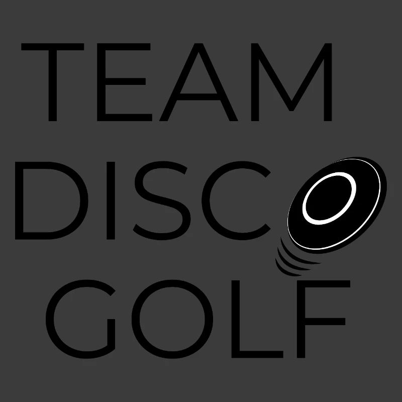 Team Disco Golf - Design mit Scheibe