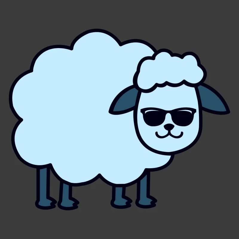 Sunglasses Sheep Blue