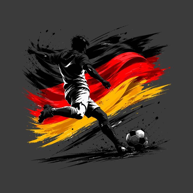 Kicker with German flag