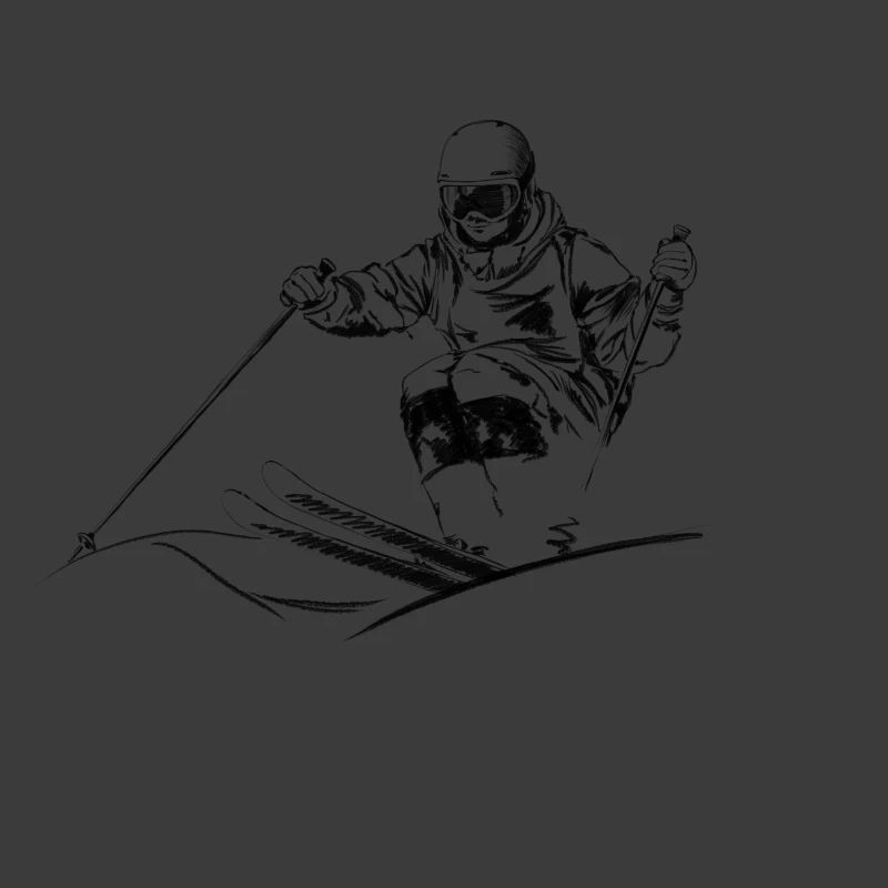Mogul skiing