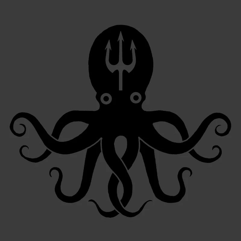 Schwarzer Oktopus