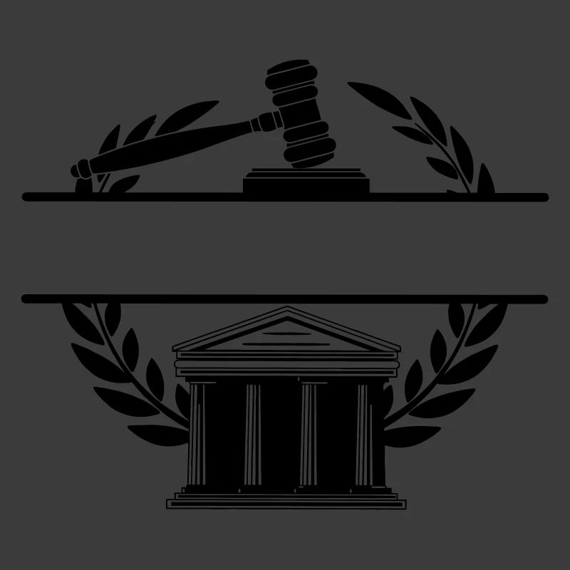 Anwaltsmonogramm Gerichtsgebäude