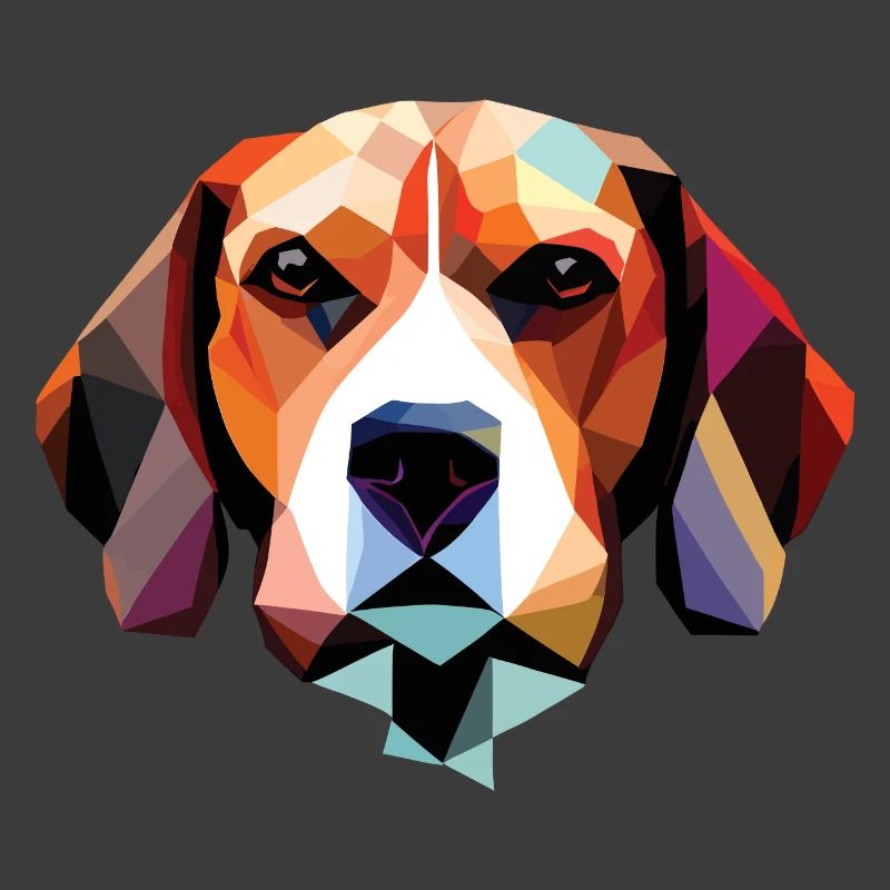 Beagle Dog Polygon