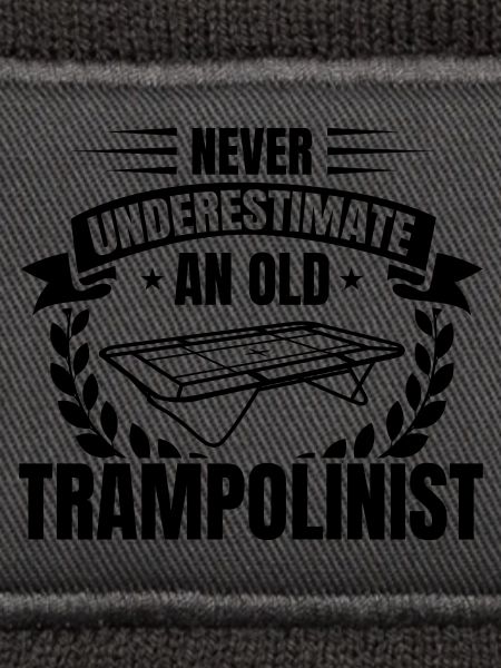 Trampolinspringer Opa