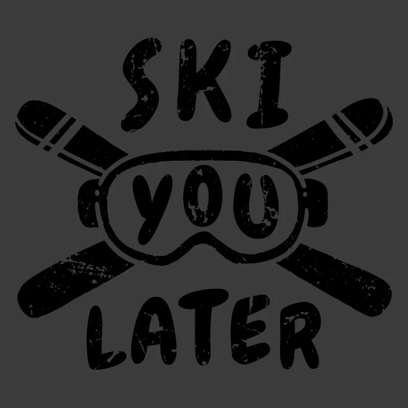 Lustiger Ski Spruch