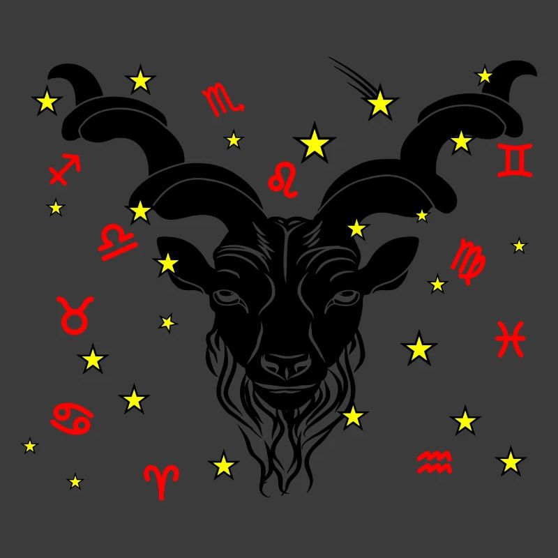 Sternzeichen Stern Logo Steinbock