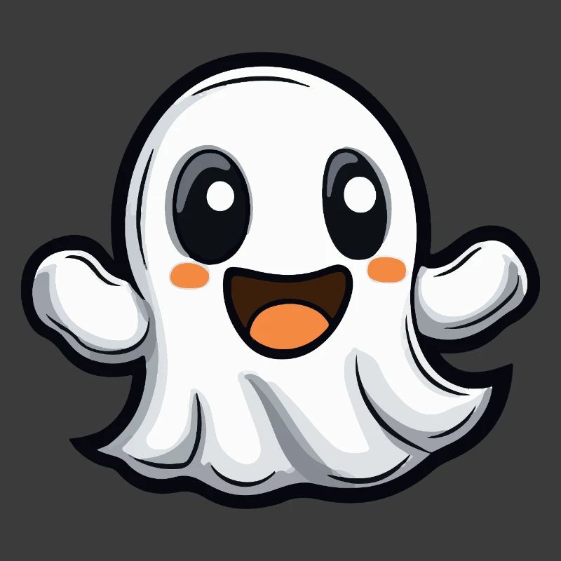 Geist Halloween Niedlich Comic