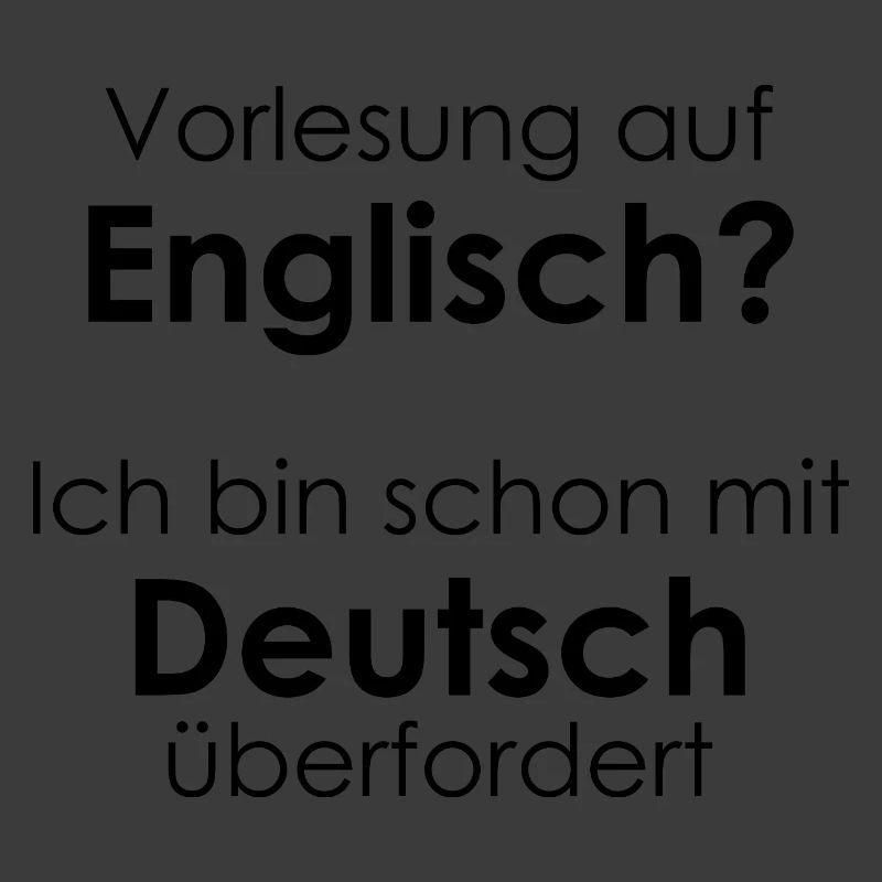 Unispruch "Vorlesung auf Eng" Geschenk, Studenten