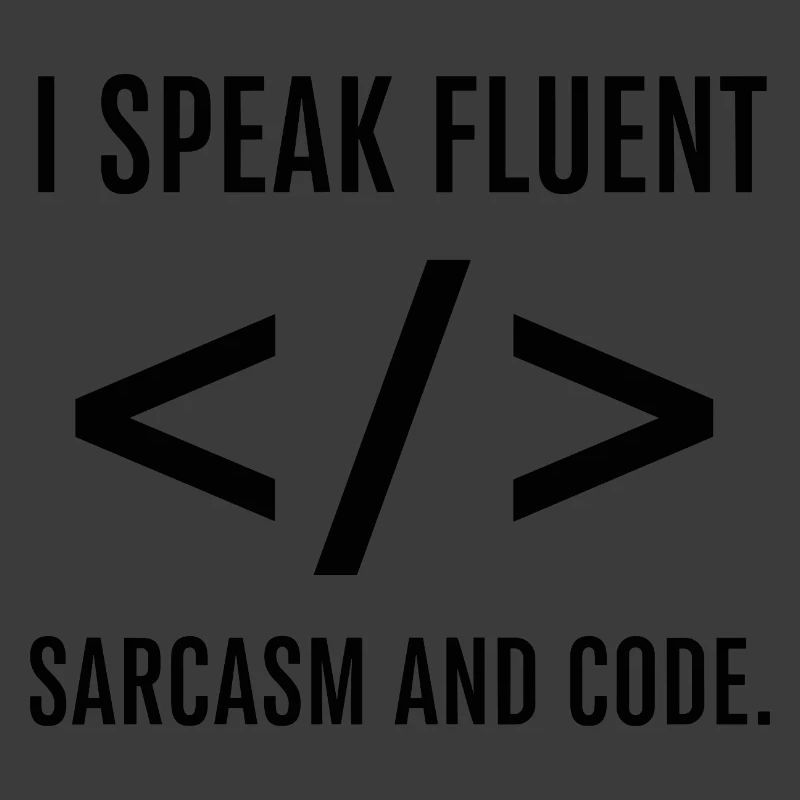 Ich spreche fließend Code