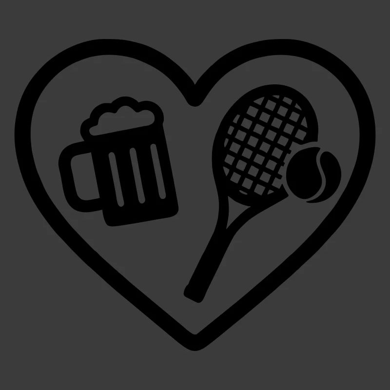 Heart Tennis Bier