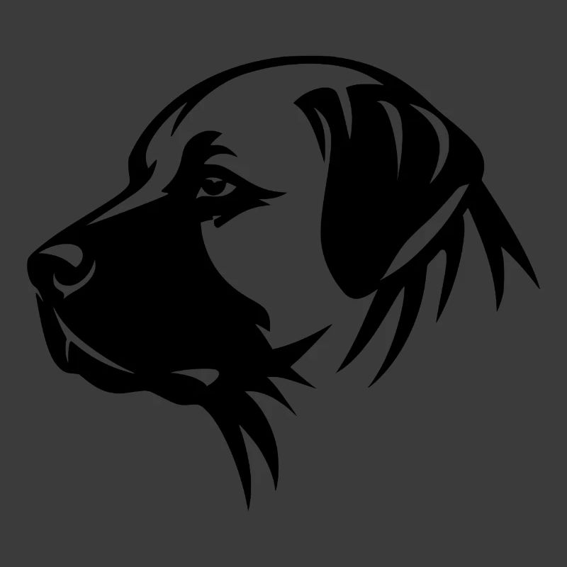 Kangal Hundeporträt Seitlich