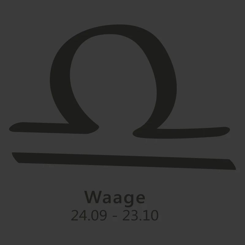 Waage Sternzeichen Symbol
