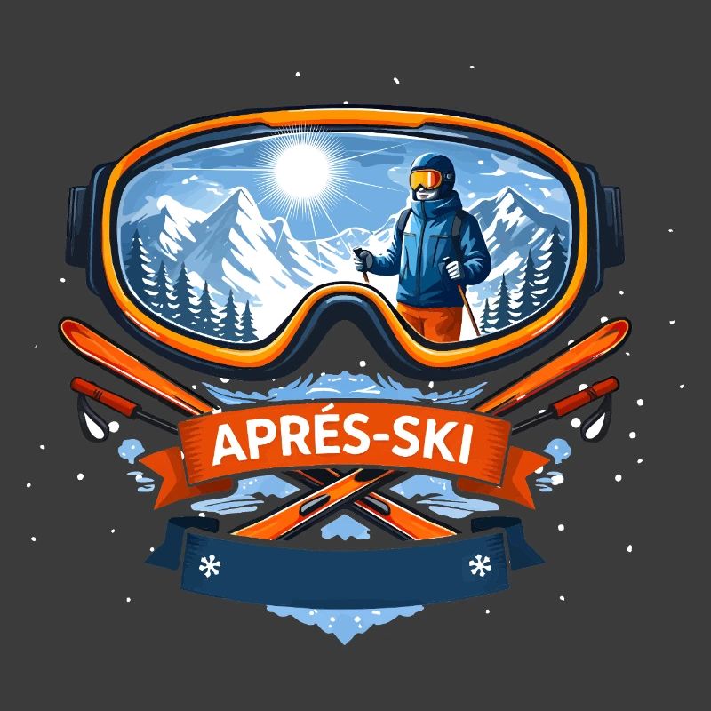Apres Ski Comic Design