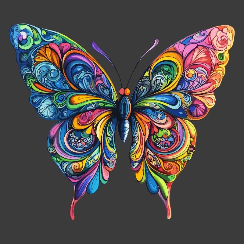 Bunter Farbenschmetterling