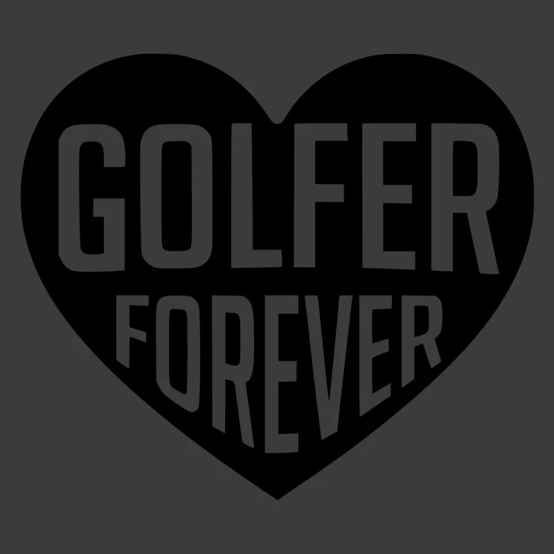Golf - Golfer Forever Heart