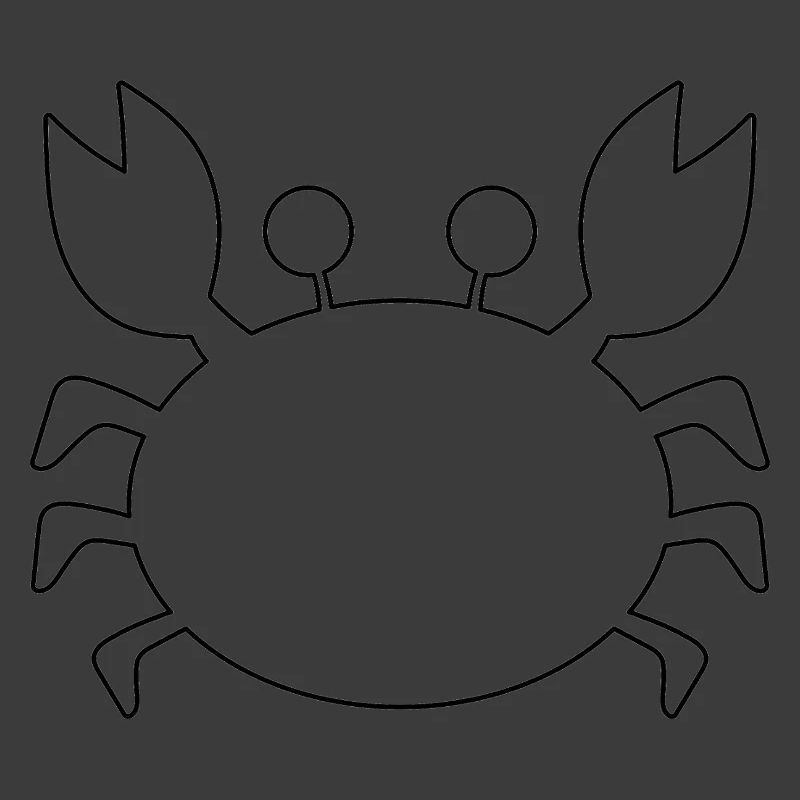 Krabbenumriss
