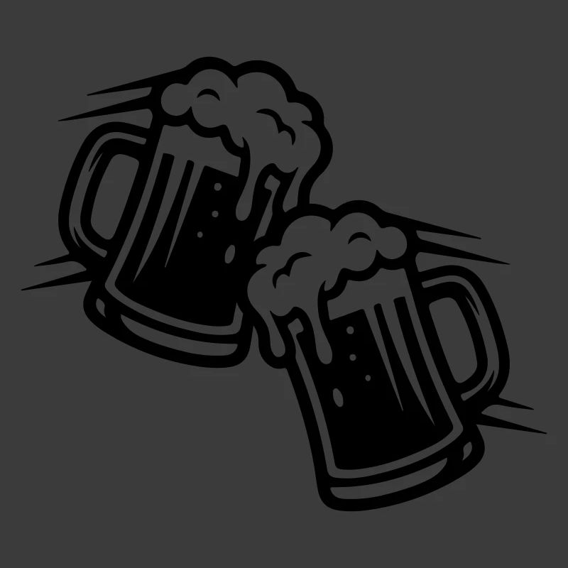 Bierkrug Comic Bier