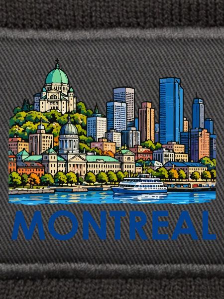 Montreal Skyline am Fluss